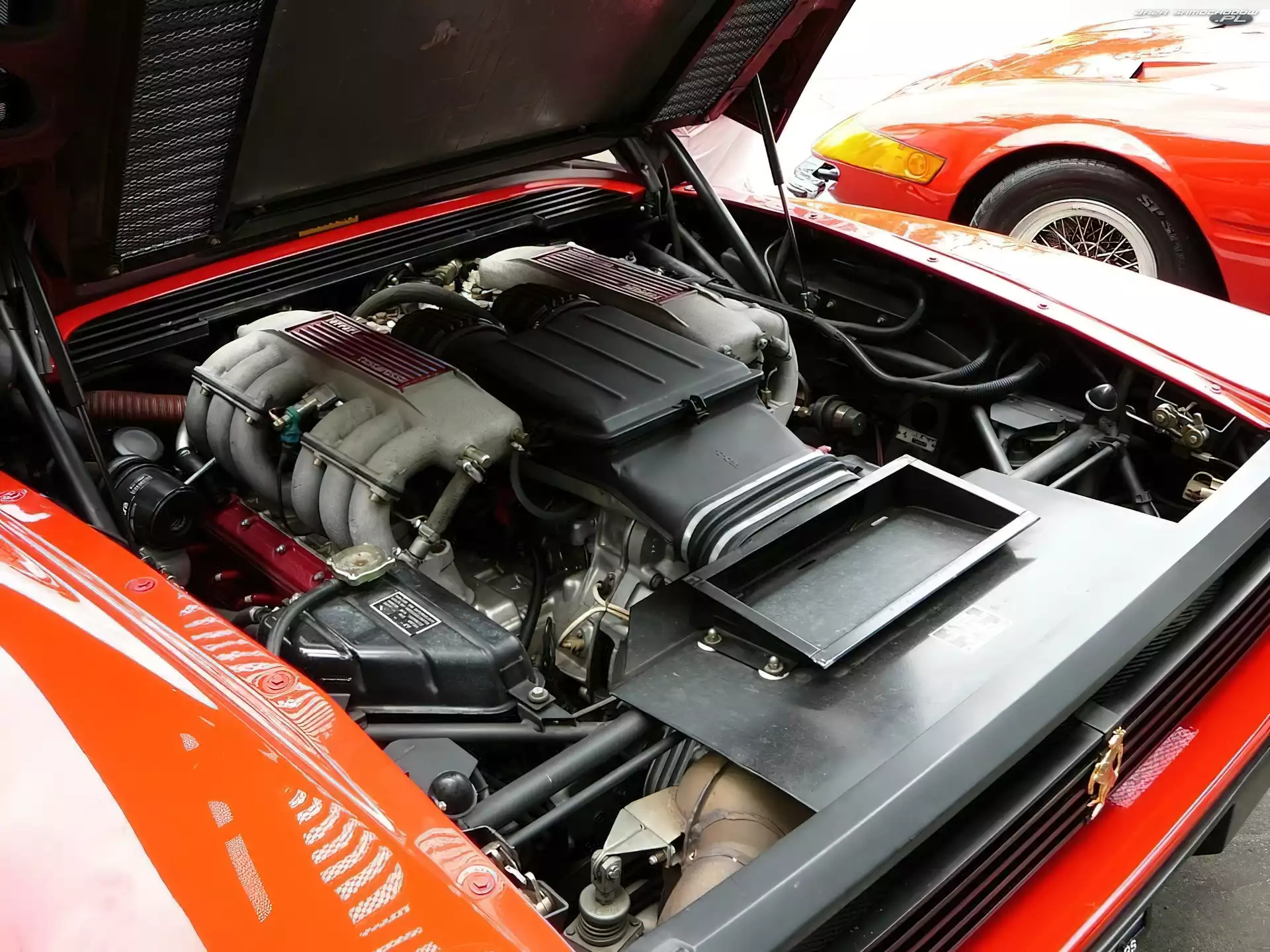 Silnik, Tyłu, Ferrari Testarossa, Z