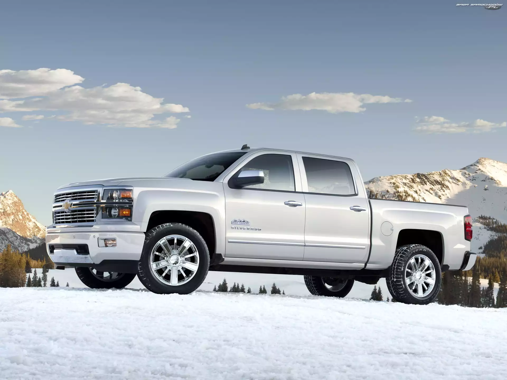 Silverado, Zima, Chevrolet, Góry
