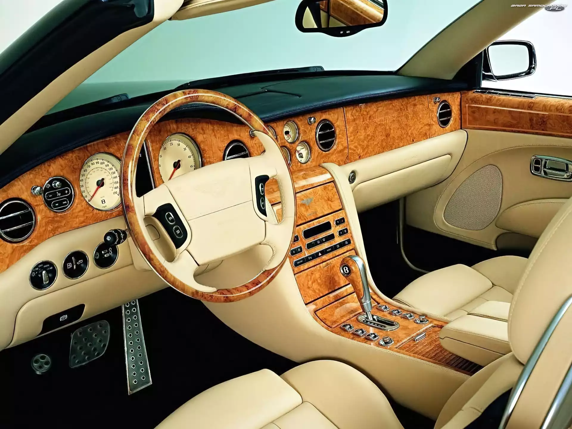 Skóry, Bentley Arnage, Wnętrze