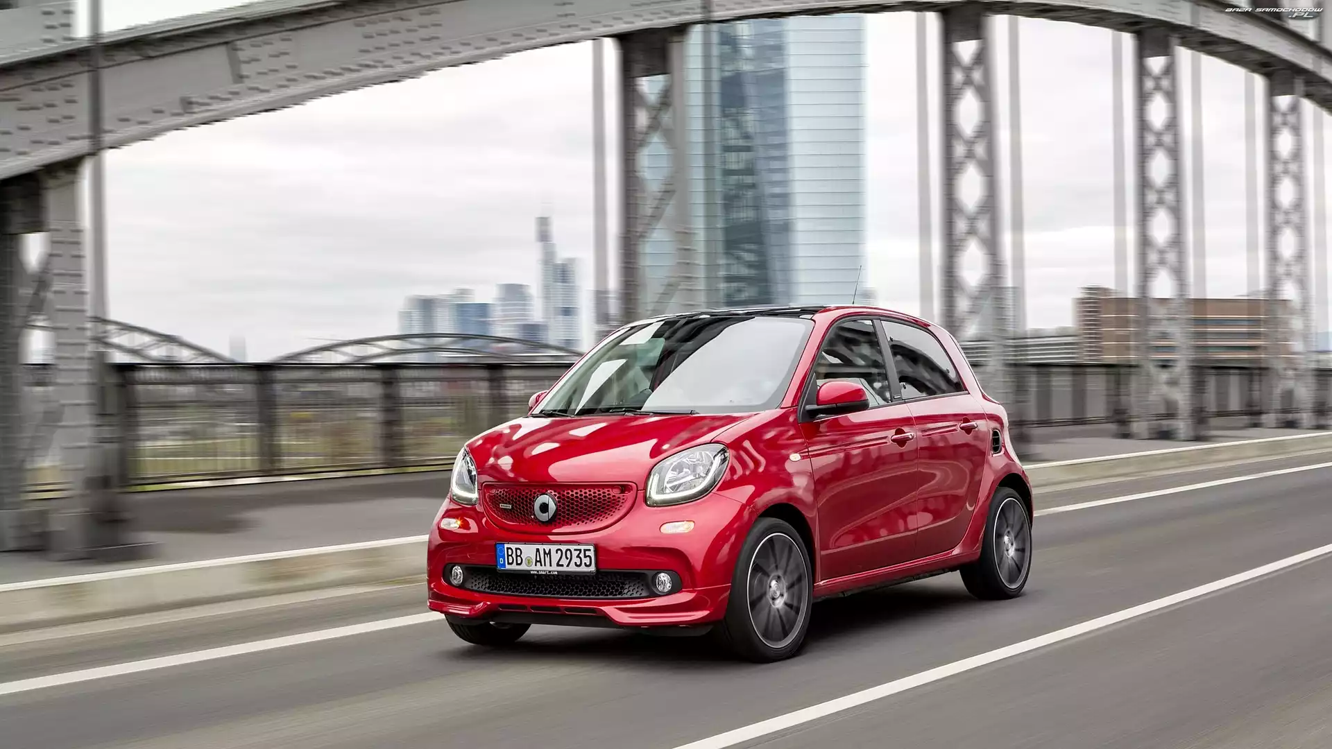 Smart Forfour Brabus, Ulica, Czerwony, 2017