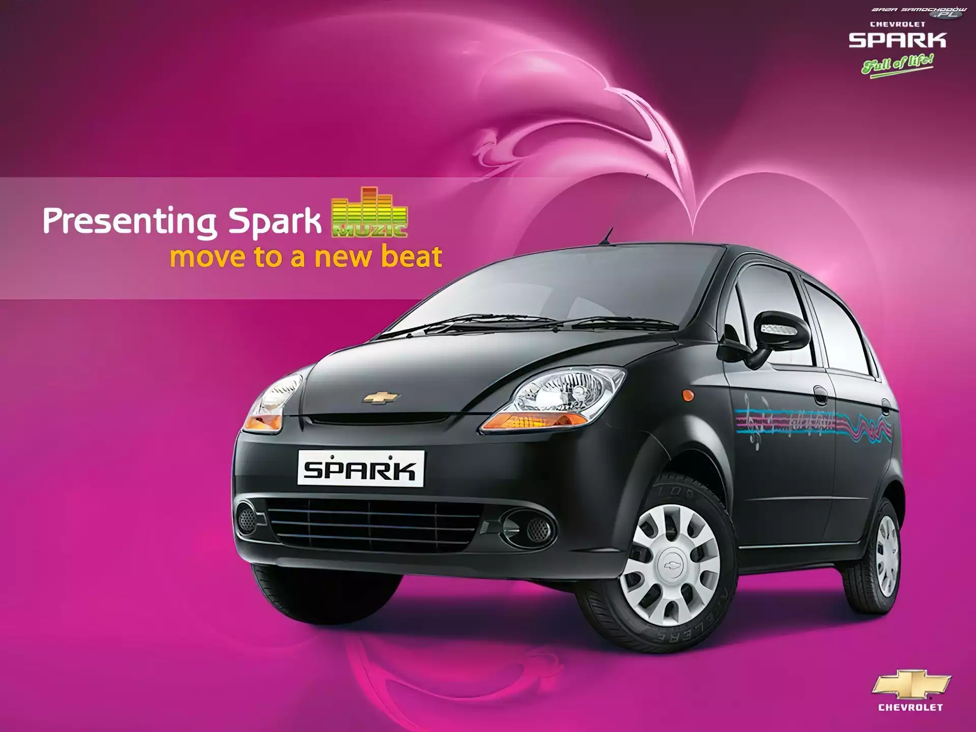 Muzic, Chevrolet Spark