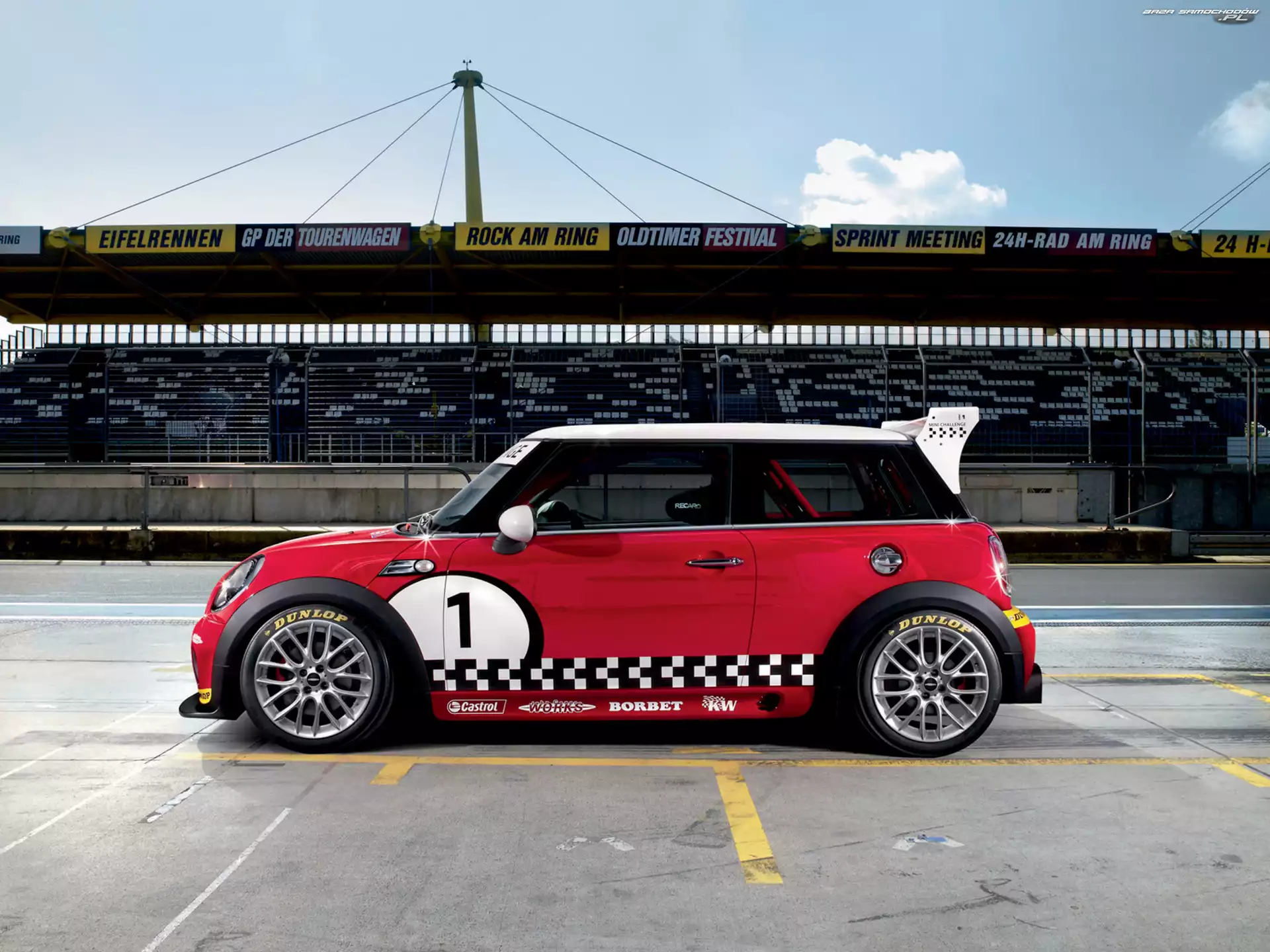 Spojler, Rajdowa, Mini Cooper, Wersja