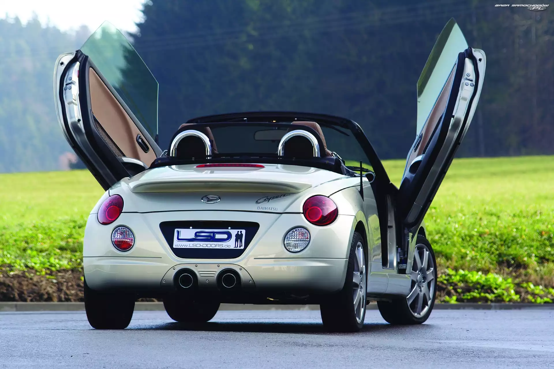 Spojler, Tył, Daihatsu Copen