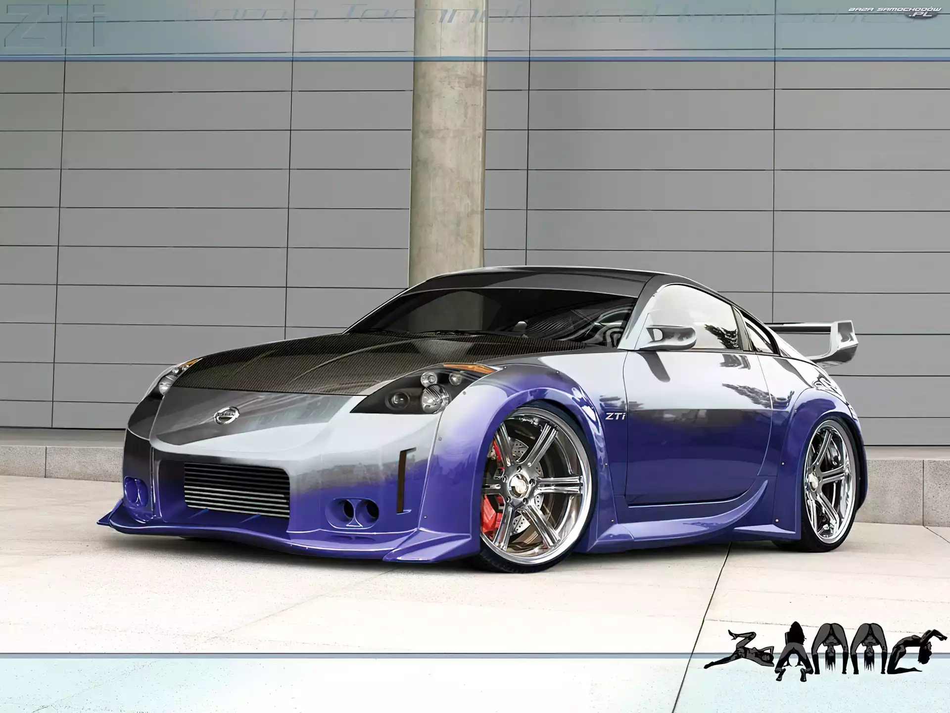 Spojlerów, Nissan 350Z, Pakiet