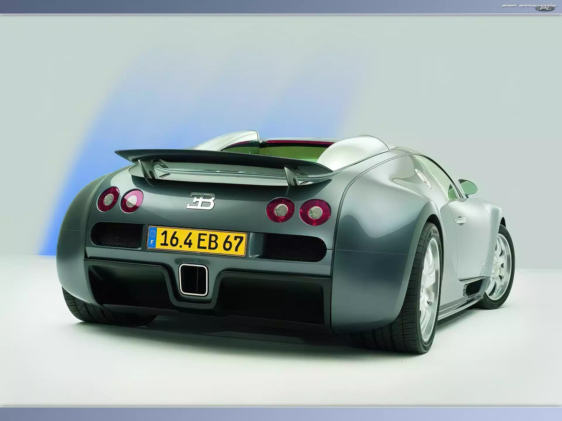Spoler, Bugatti Veyron, Tylny
