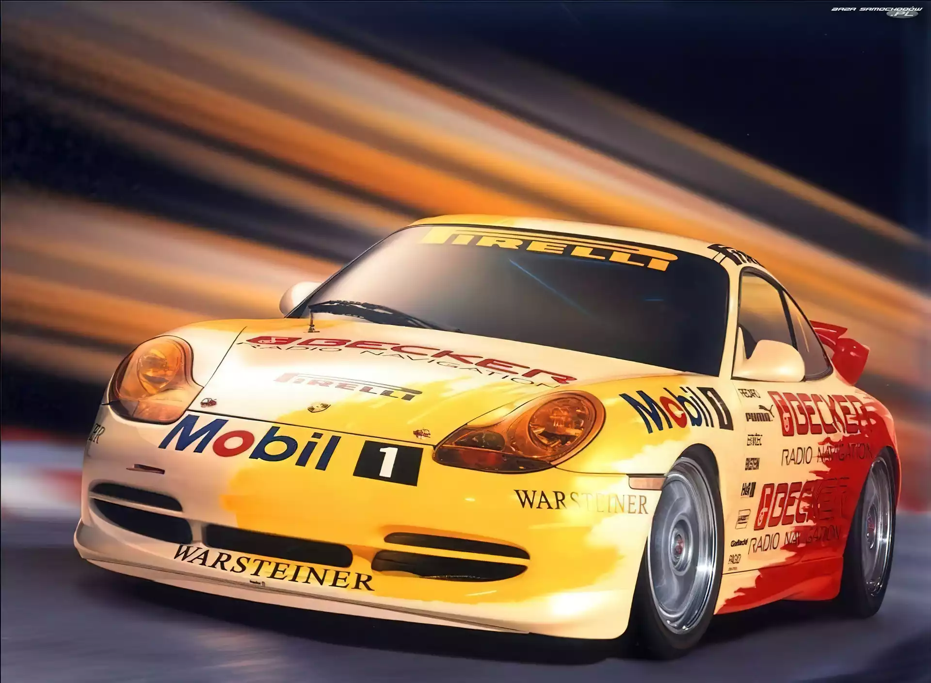 Sponsorów, Porsche 911, Naklejki