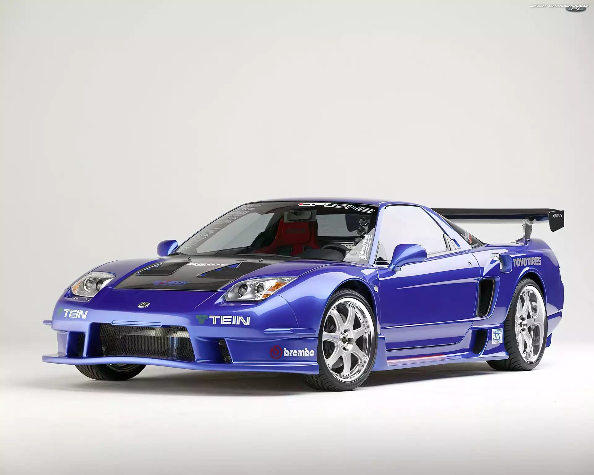 Sponsorów, Acura NSX, Naklejki