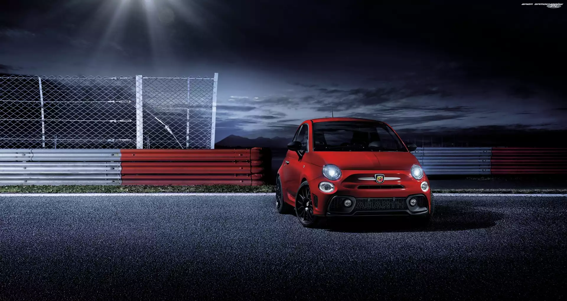 Sportowy, 2017, Czerwony, Abarth 595 Pista