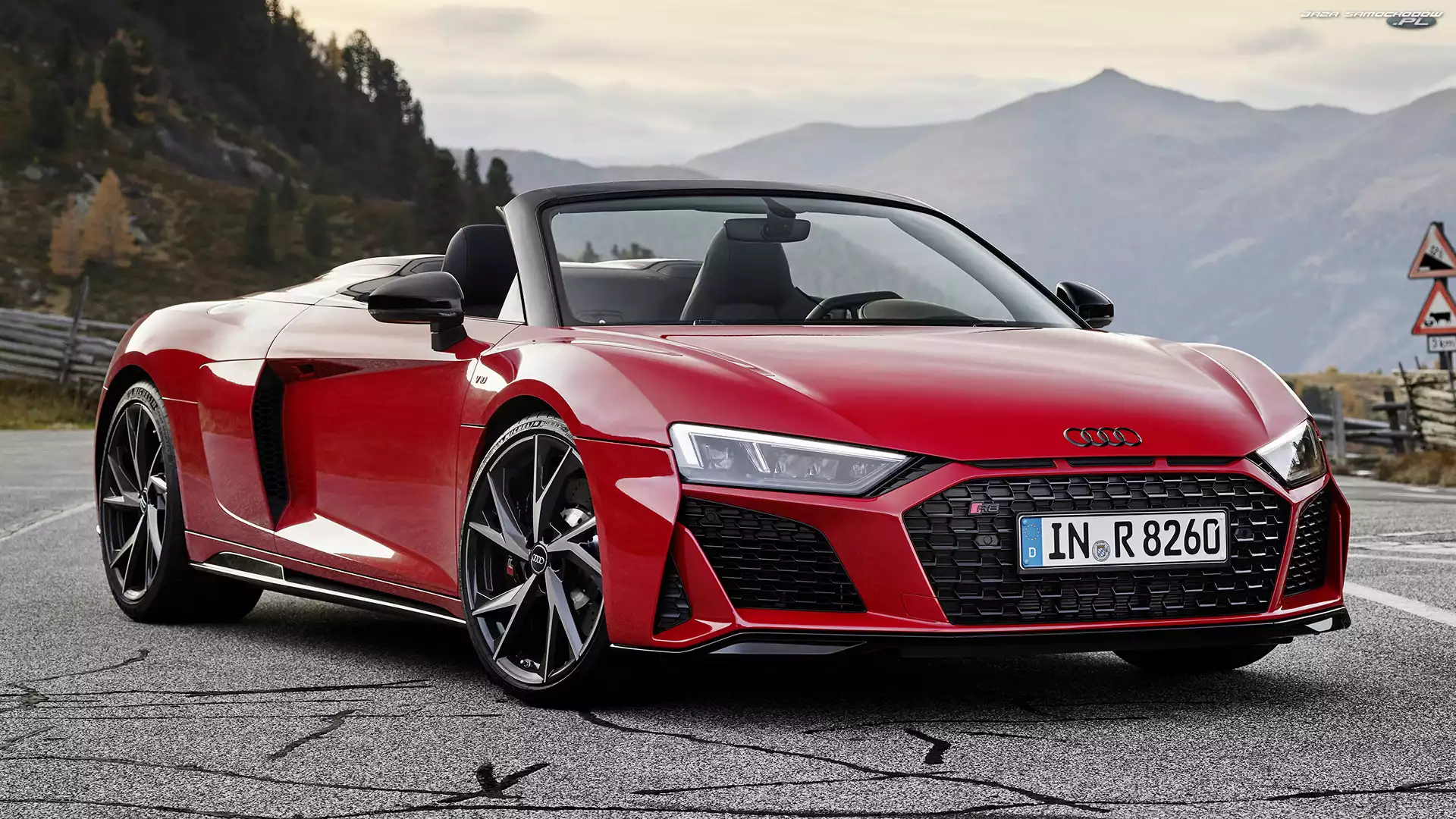 Spyder, Czerwone, Audi R8