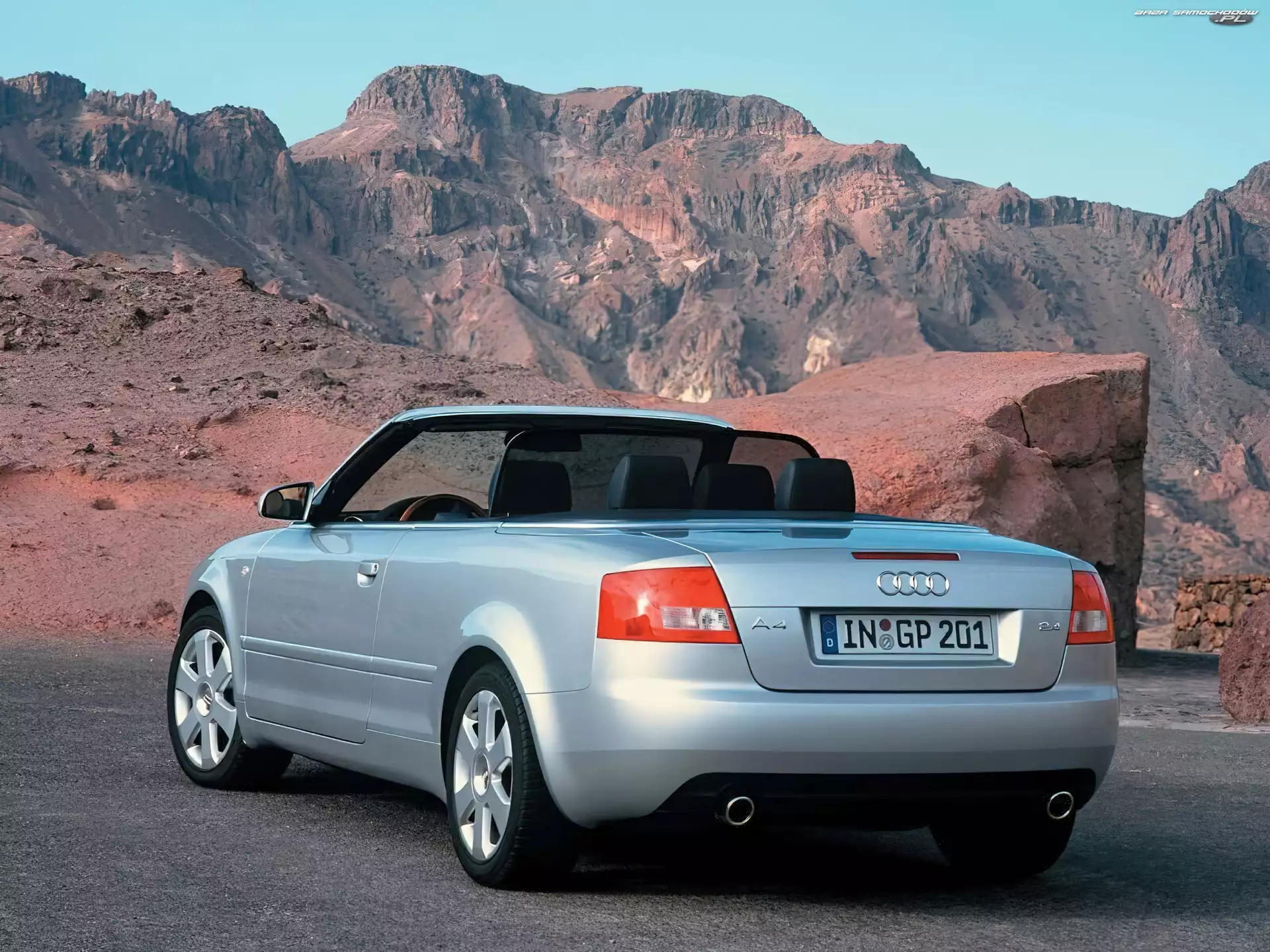 Srebrne, Audi A4, Cabrio