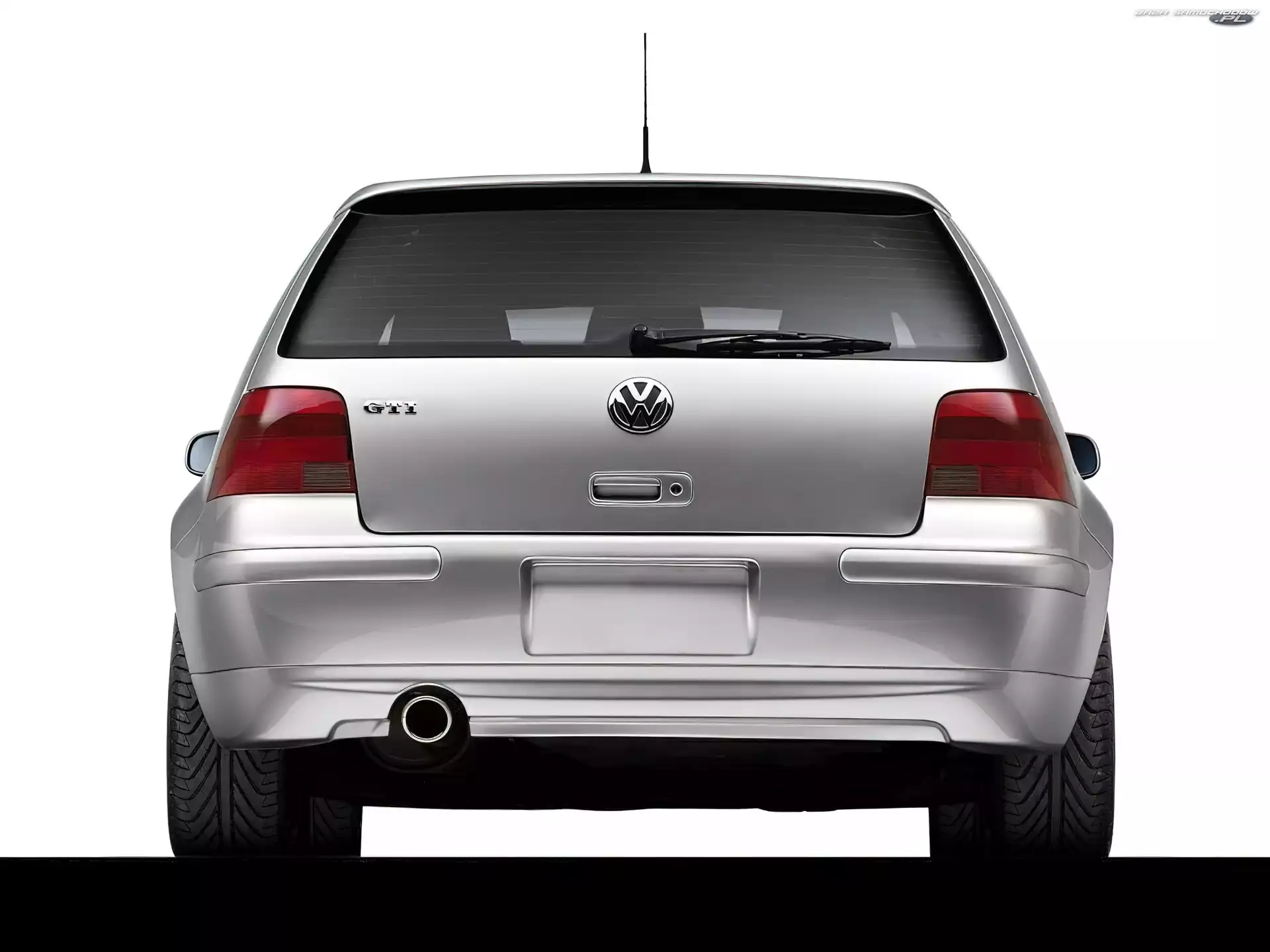 Srebrny, Golf 4, Tył