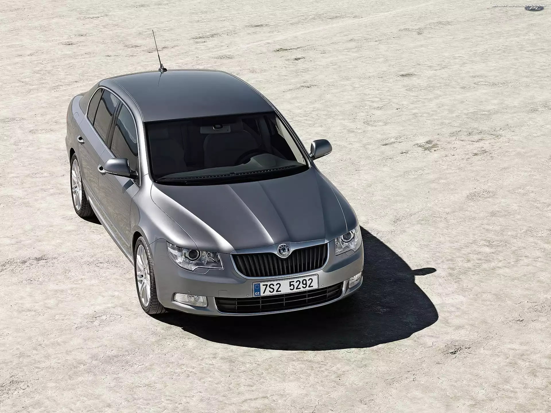 Skoda, Srebrny, Piasek, Superb