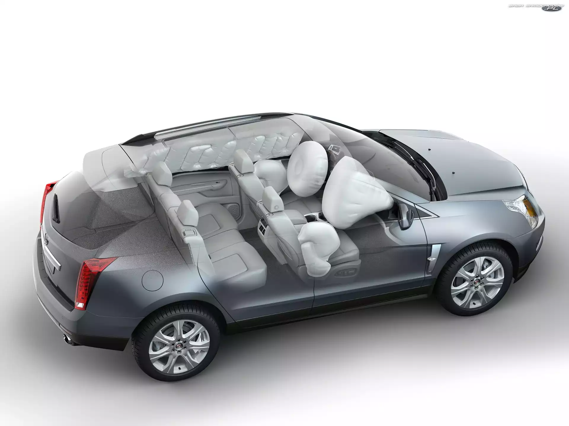 Airbag, Cadillac SRX