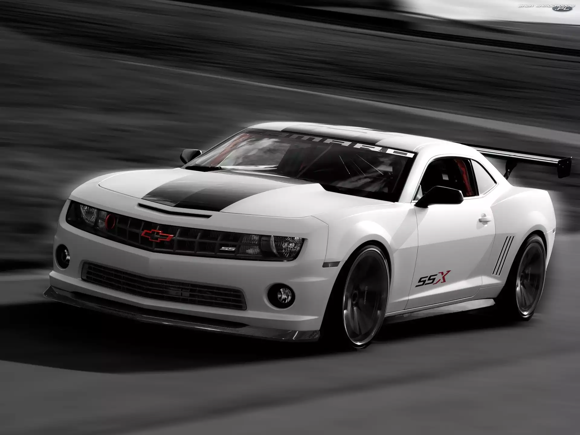 SSX, Biały, Chevrolet Camaro