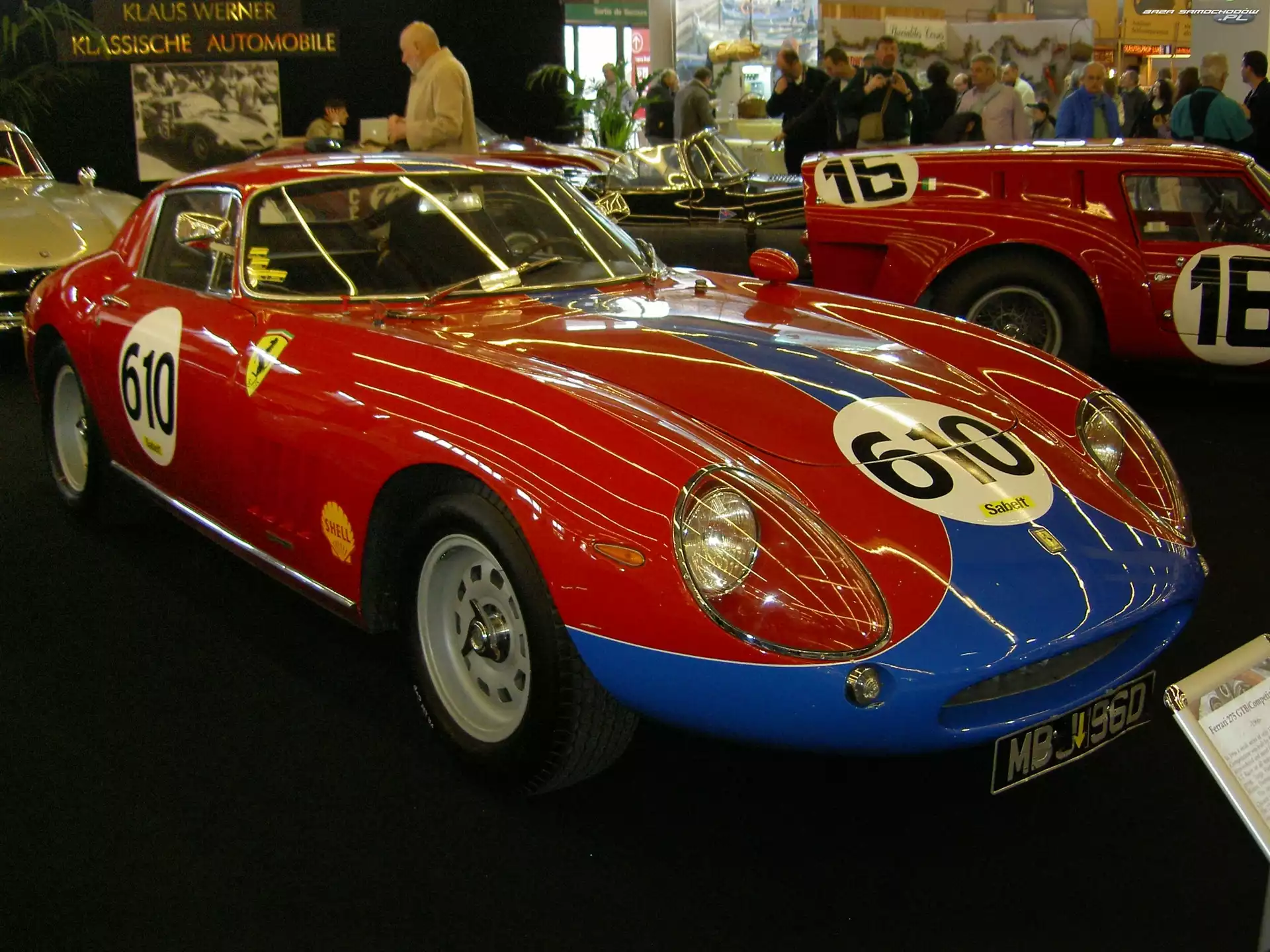 Startowy, Ferrari 275, Numer