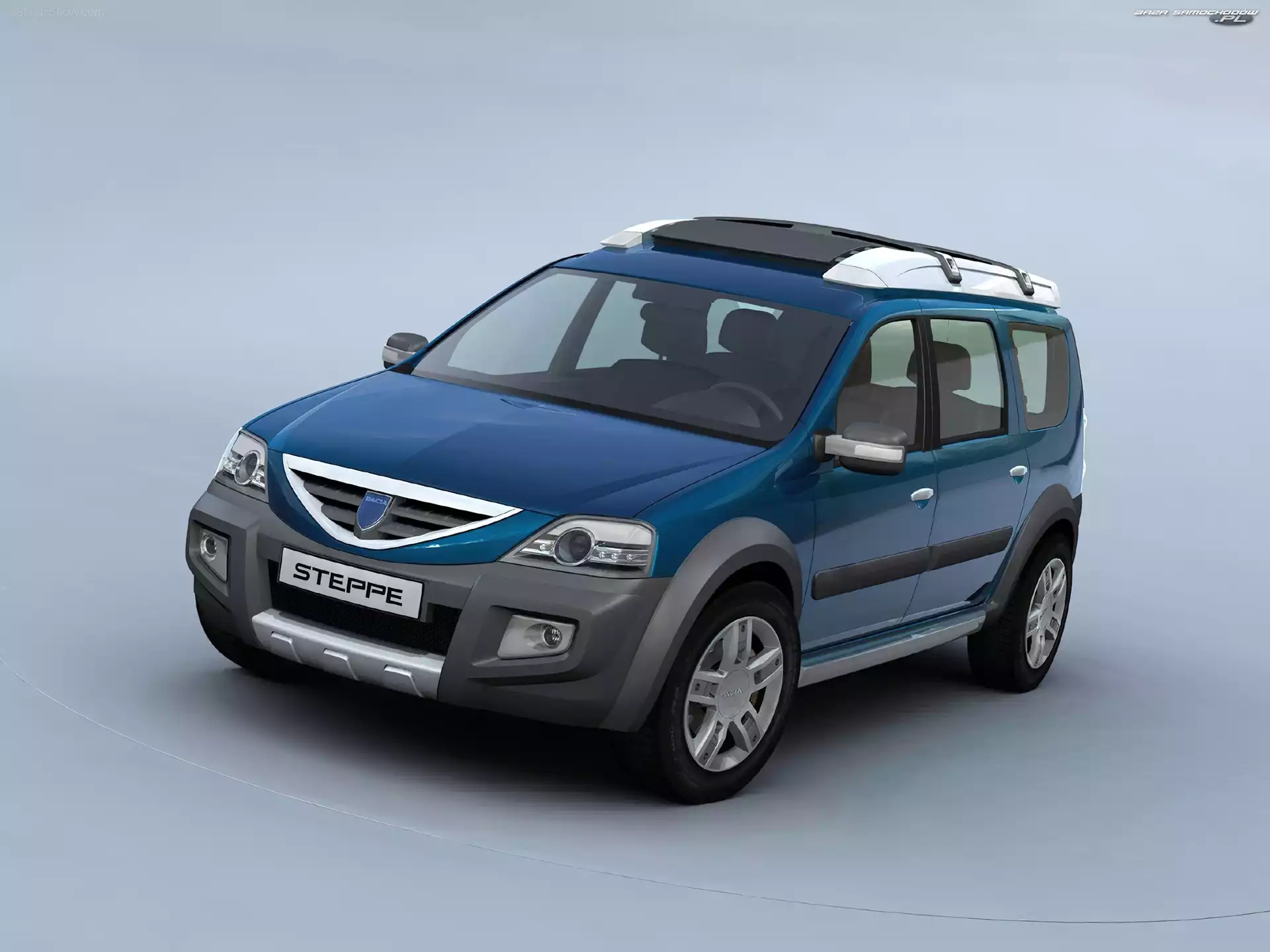 Steppe, Niebieska, Dacia Logan