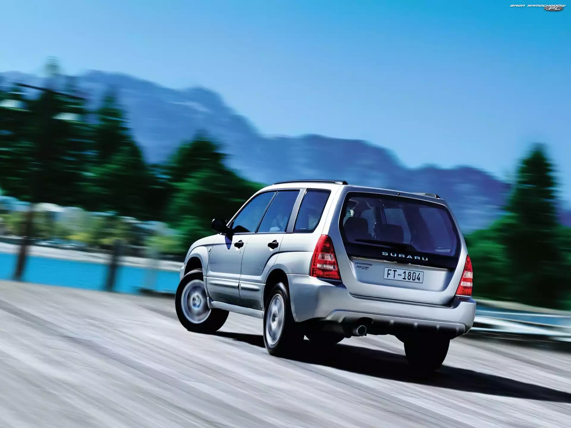 Tył, Subaru, Forester