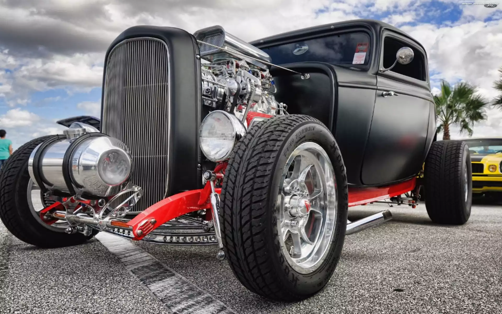 Supercar, Samochód, Hot Rod, Retro