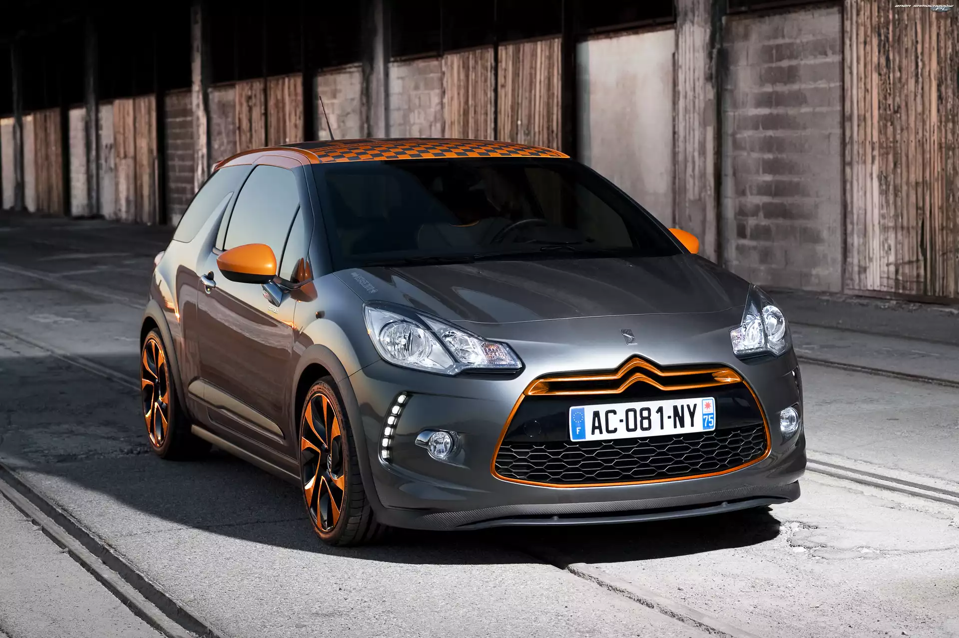 Szachownica, Dachu, Citroen DS3, Na