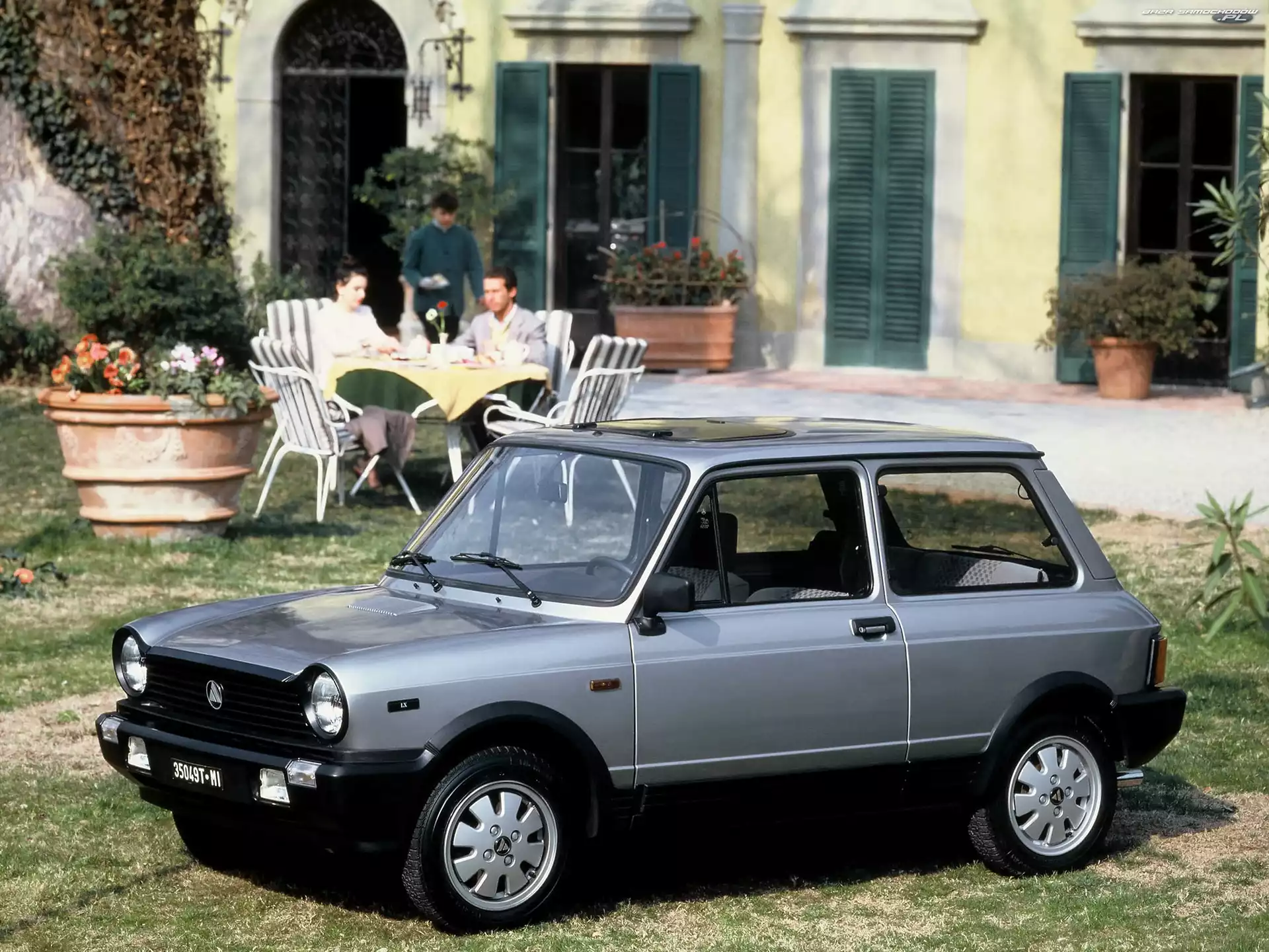 Szyberdach, Autobianchi A112, Ogród