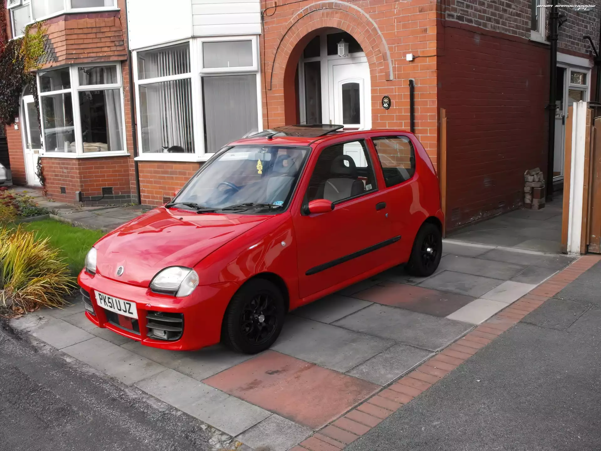 Fiat Seicento, Szyberdach, Alufelgi, Czarne