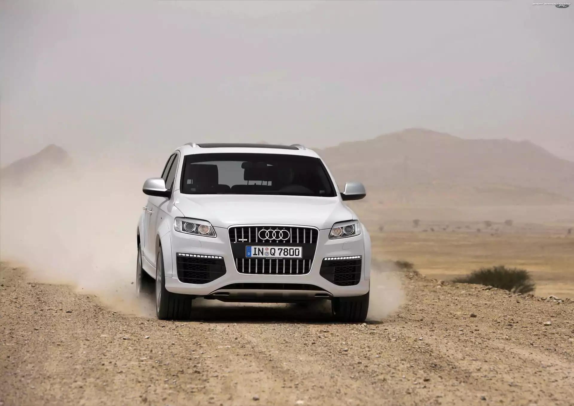 Terenowa, Audi Q7, Jazda