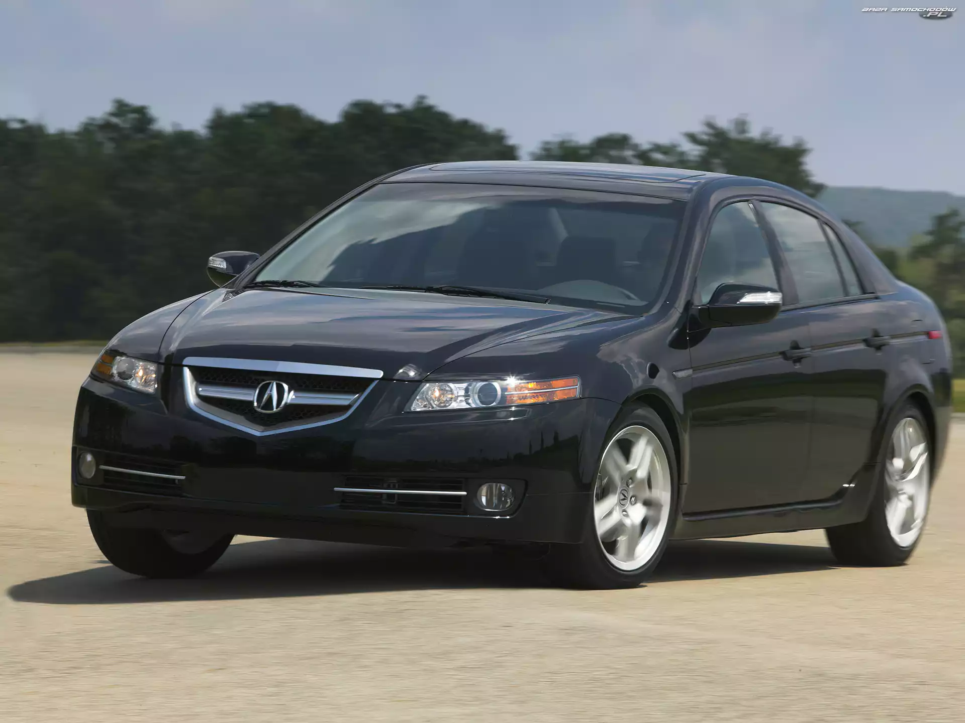 Test, Acura TL, Zakręt