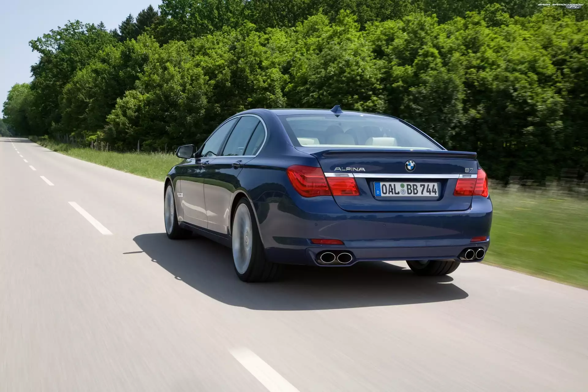 Droga, Tłumik, B7, Alpina, BMW seria 7 F01