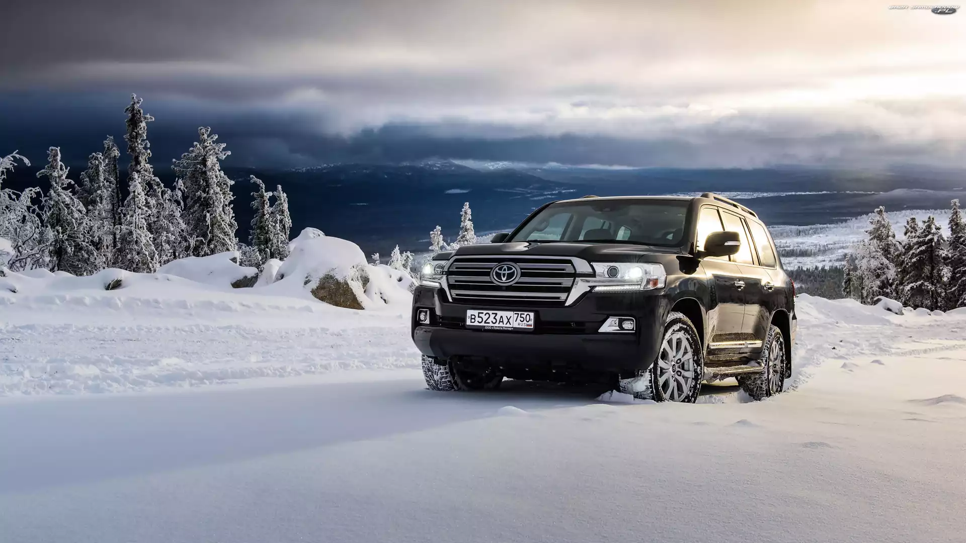 Toyota Land Cruiser, Zima, Czarna, 2016