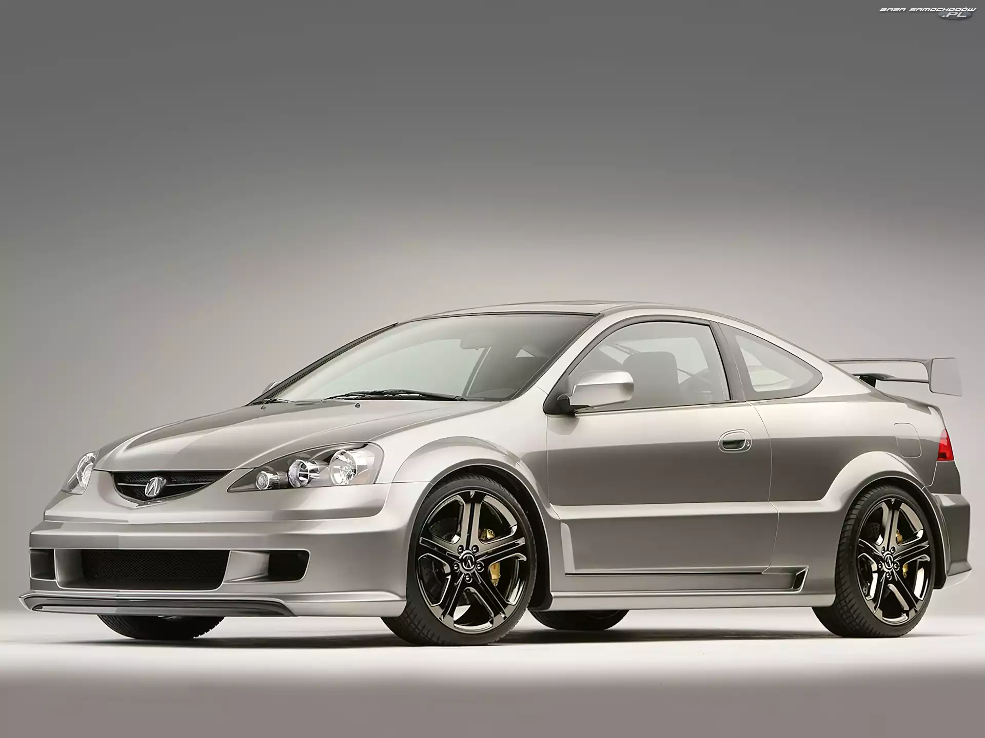 Acura RSX, Tuning, Felgi, Czarne