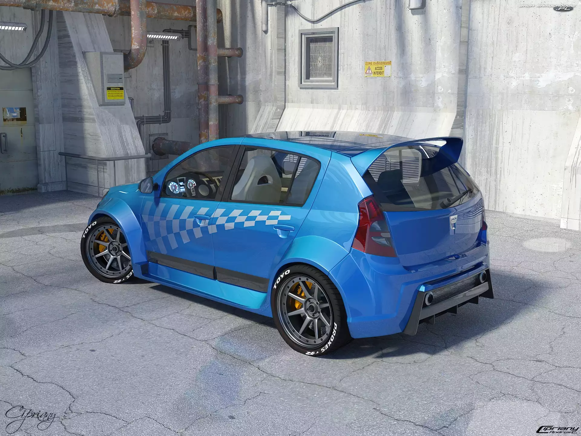 Tuning, Dacia Sandero, Wirtualny