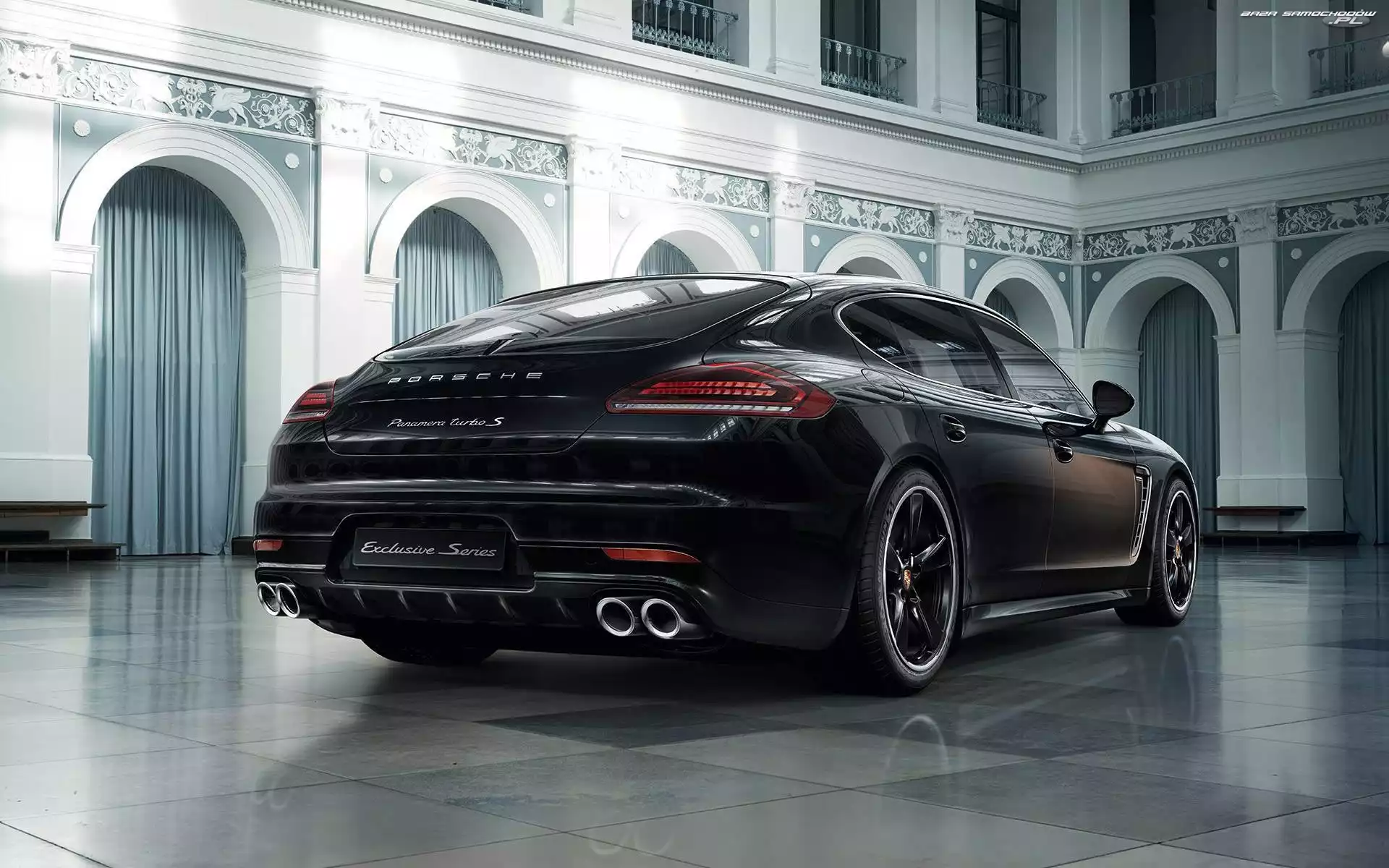 Panamera Turbo S MkII 5, Czarne, Porsche 970