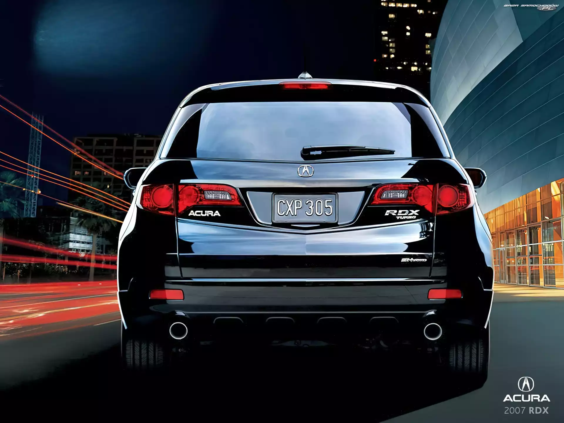 Turbo, Acura RDX, Tył