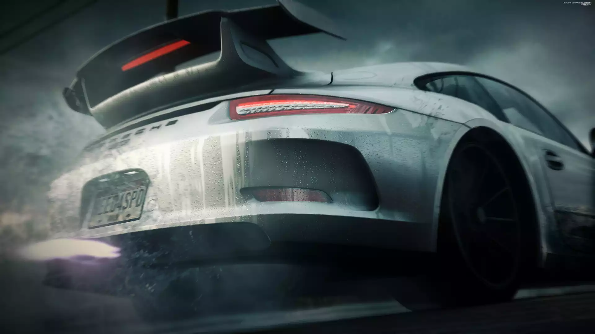 Tył, Porsche, 911 GT3