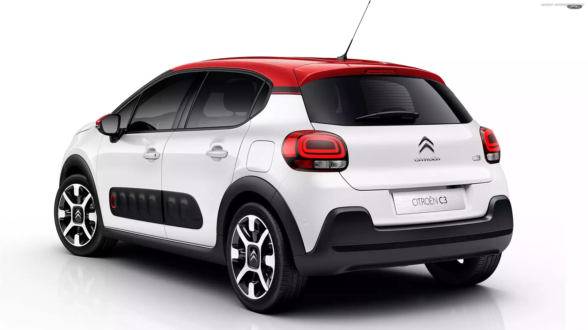Tył, Citroen C3, 2016