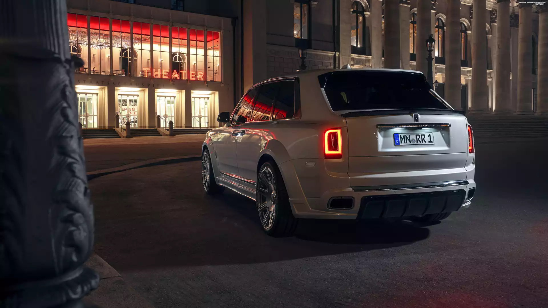 Tył, Rolls-Royce Cullinan, 2020