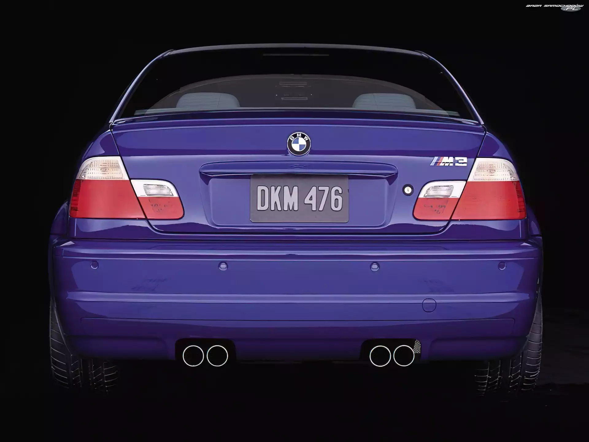 Tył, BMW M3, DKM 476