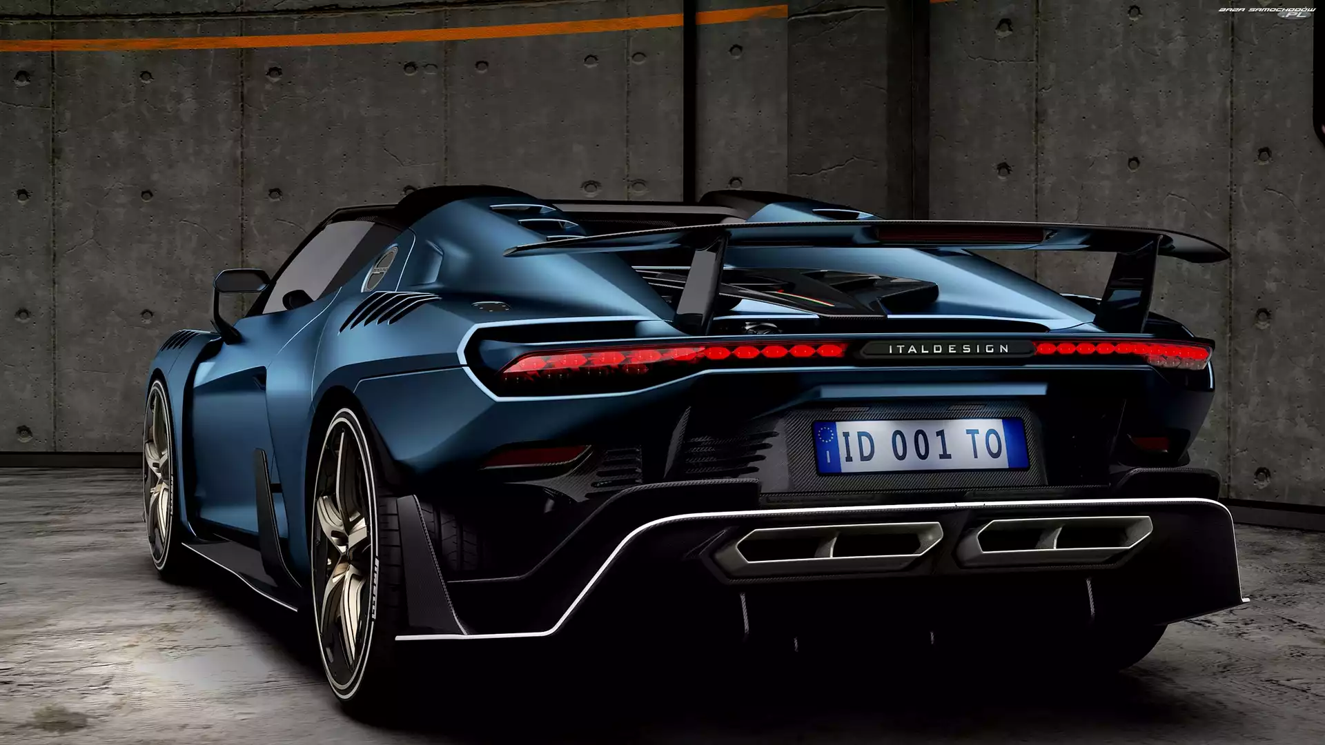 Tył, Italdesign Giugiaro Zerouno Duerta, 2018