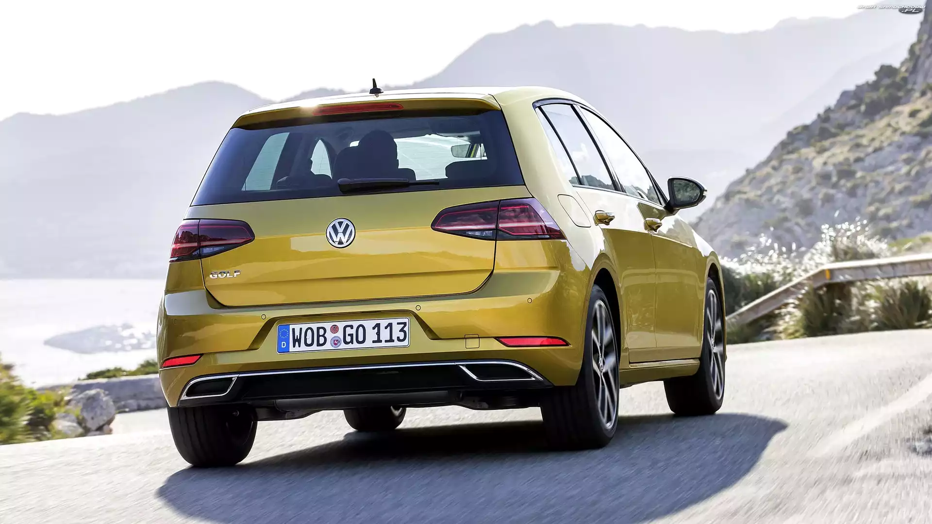Tył, Volkswagen Golf 7 Facelift, 2017