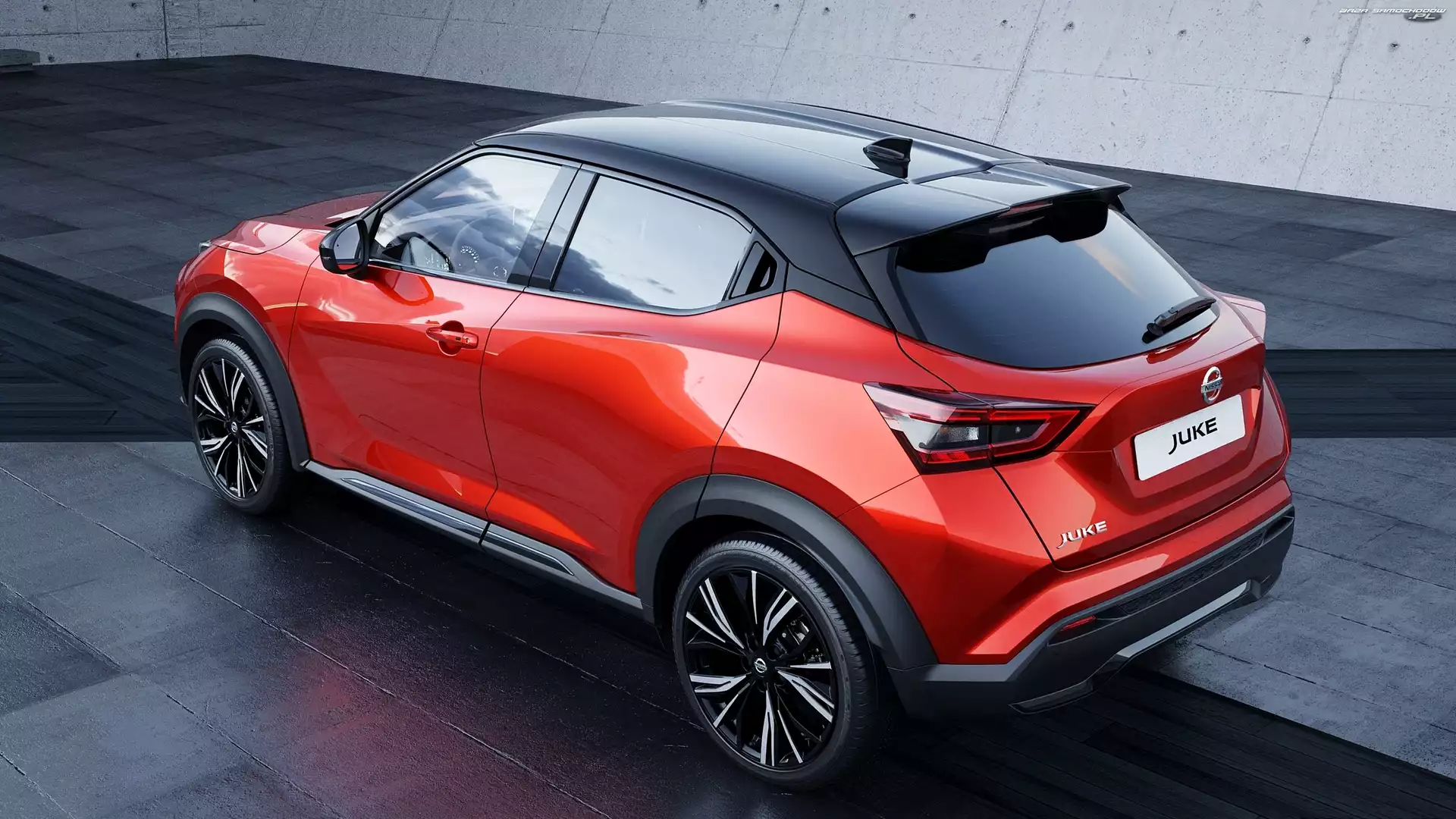 Tył, Czerwony, Nissan Juke II