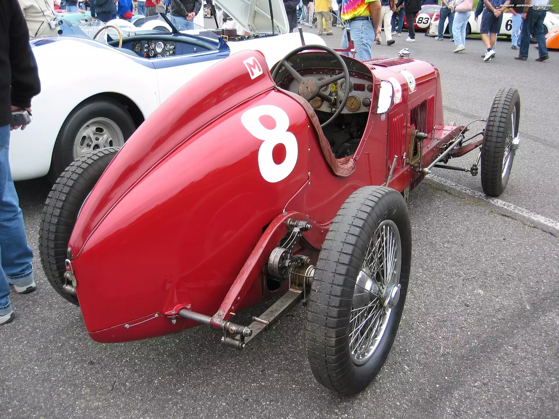 tył , kierownica, Maserati, koła