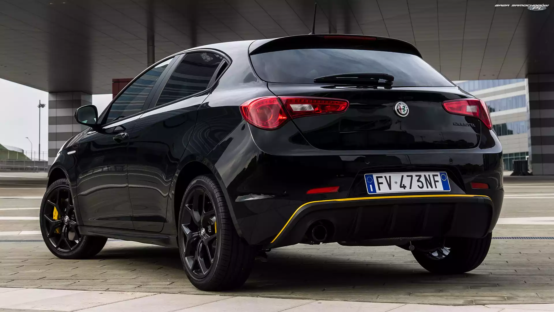 Tył, Czarna, Alfa Romeo Giulietta