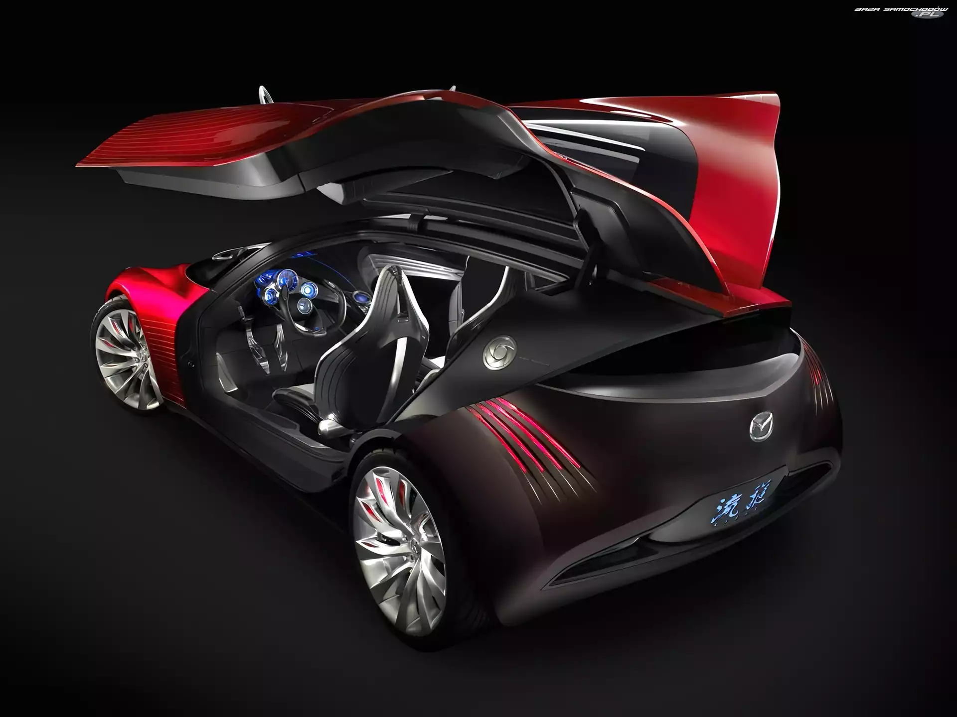 Tył, Mazda Ryuga, Lampy