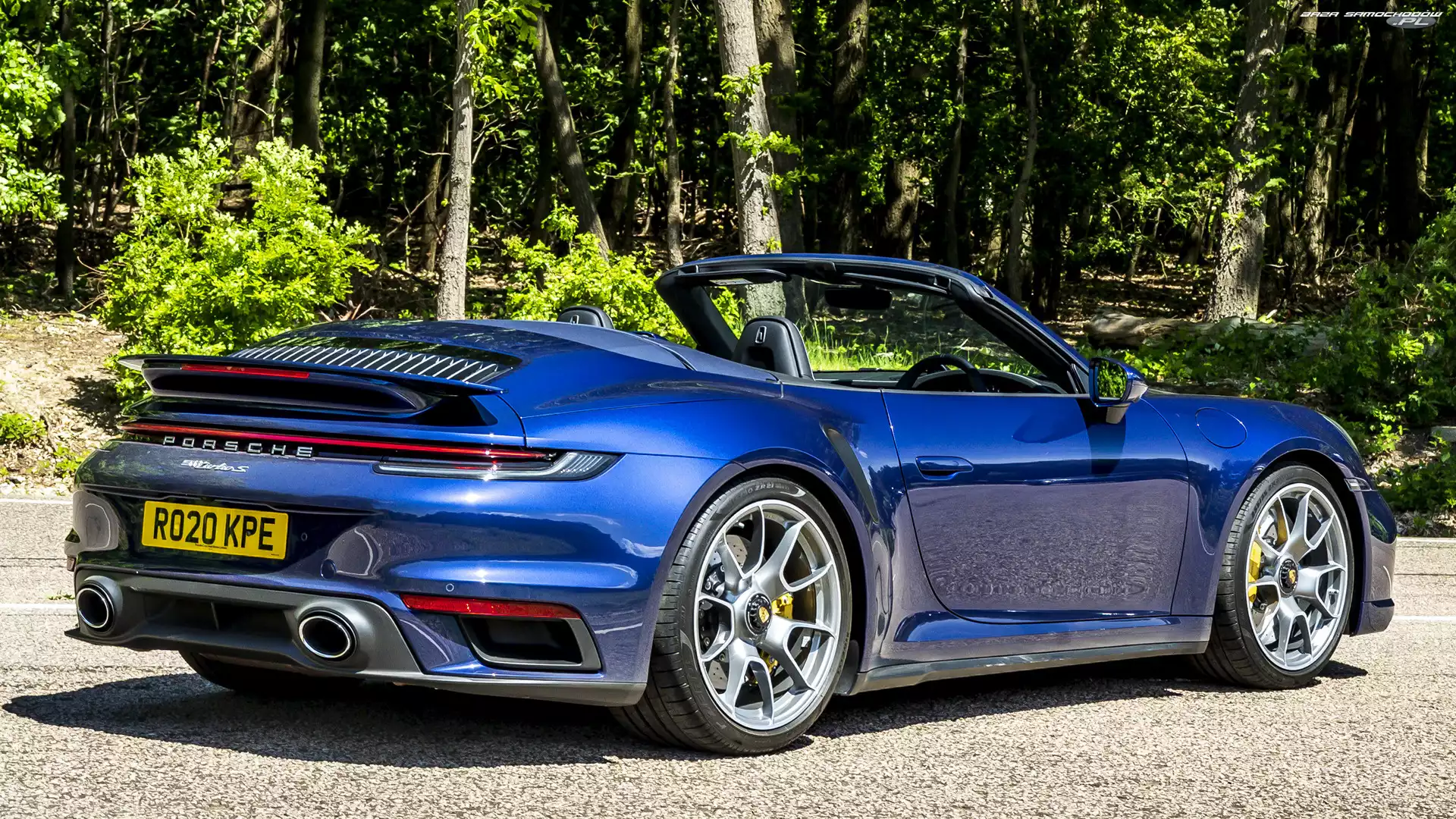 Tył, Porsche 911 Turbo S, Kabriolet
