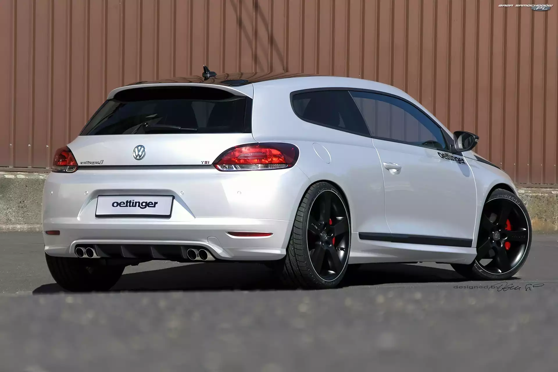 Tył, VW Scirocco, Lampy