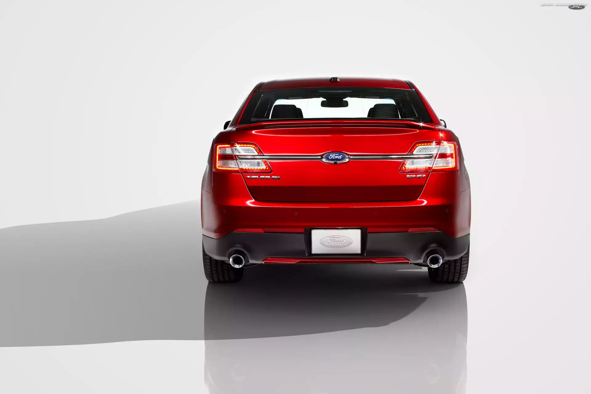 tył, czerwony, Ford Taurus SHO