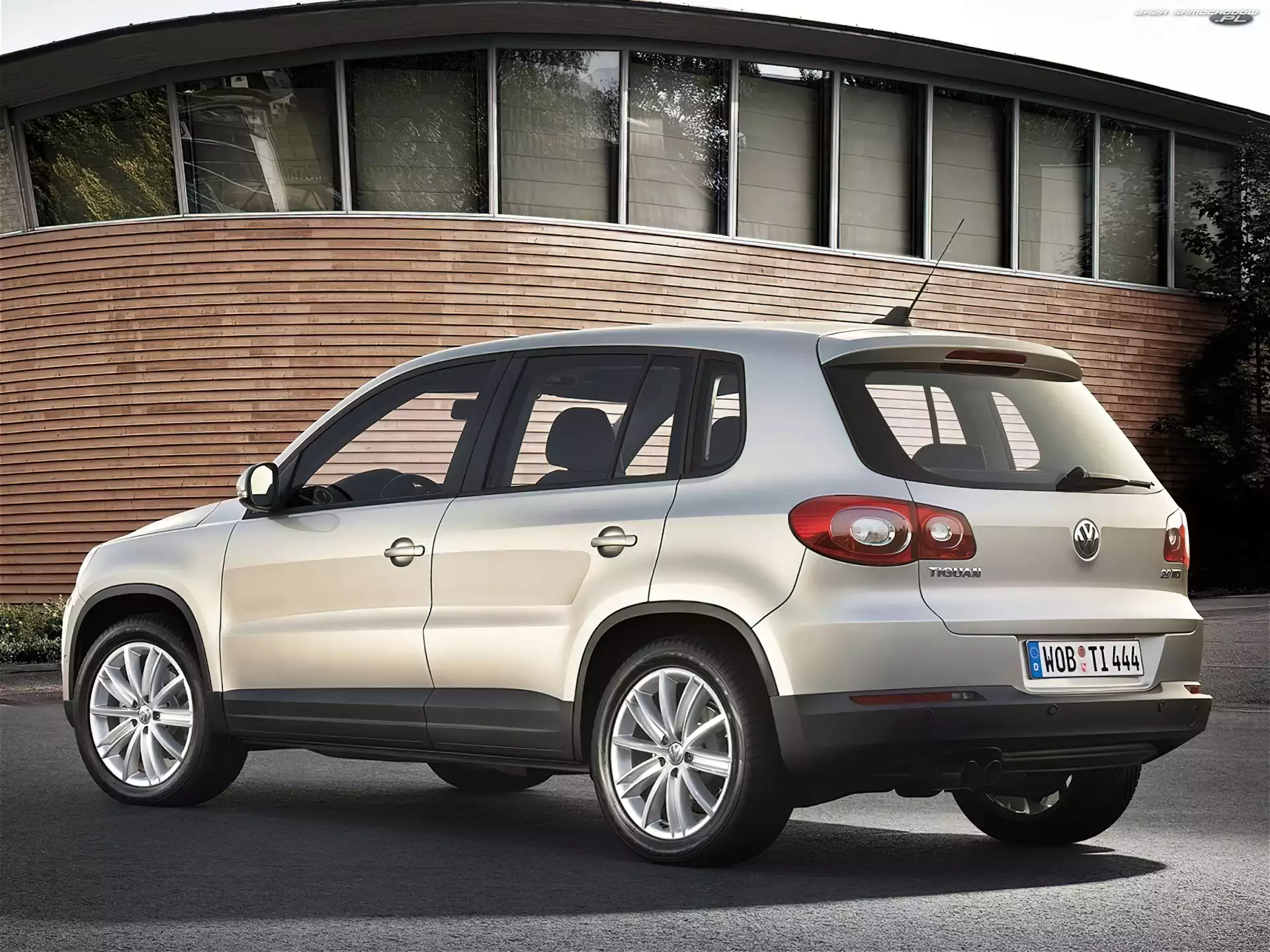 Tył, Volkswagen Tiguan, Lampy
