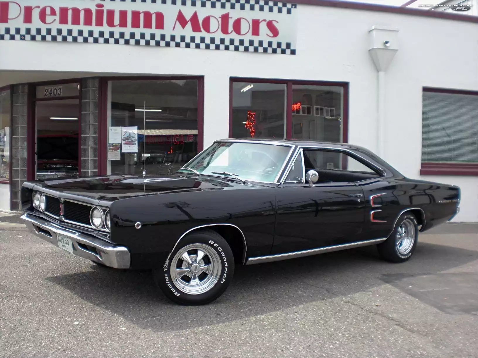USA, Czarny, Dodge Coronet