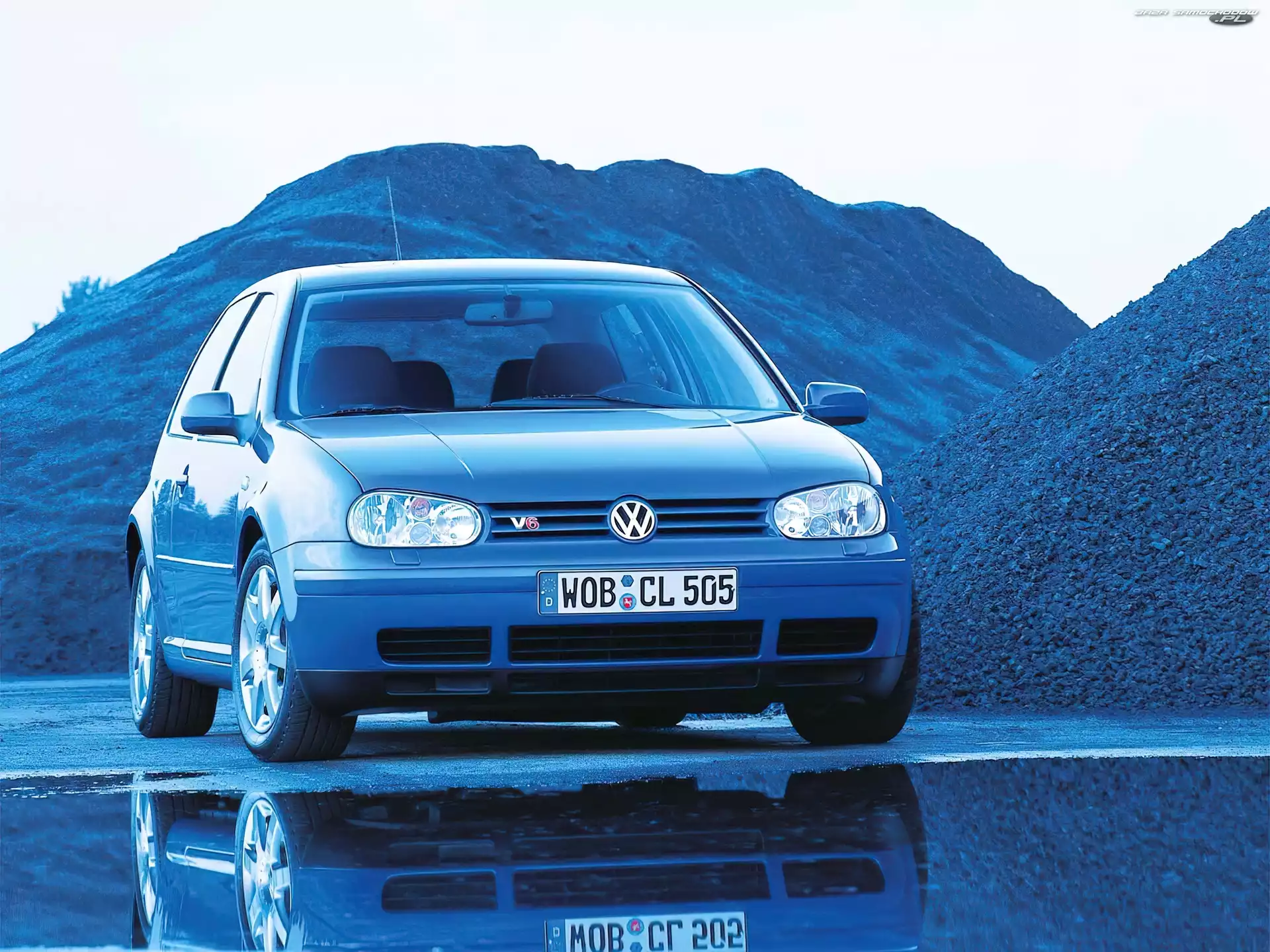 V6, Golf 4, Niebieski