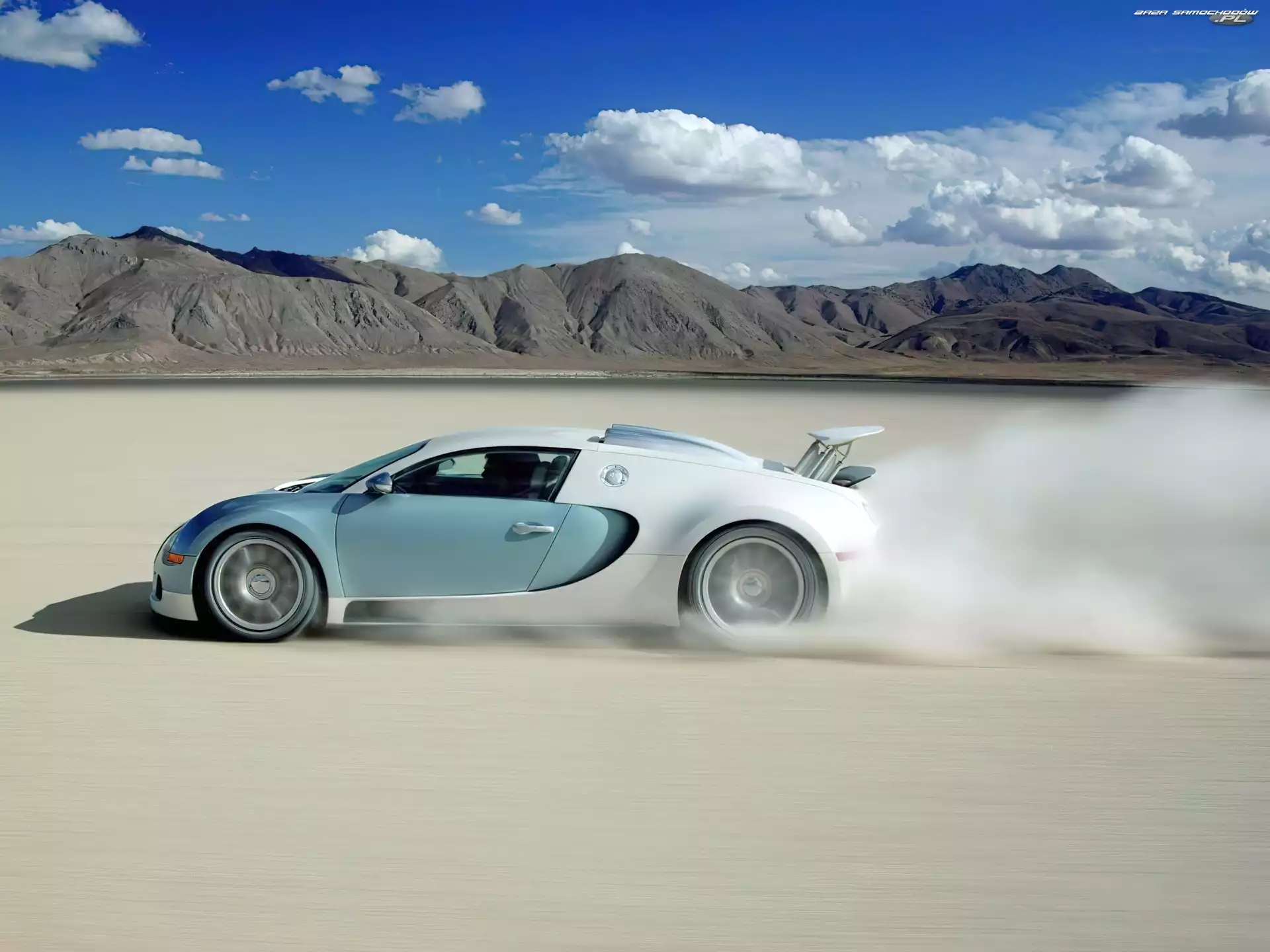 Pustynia, Bugatti Veyron